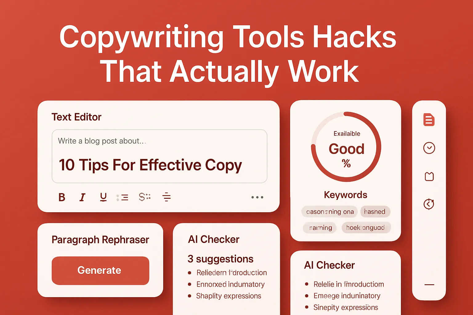 Copywriting Tools Hacks That Actually Work tech tools interface