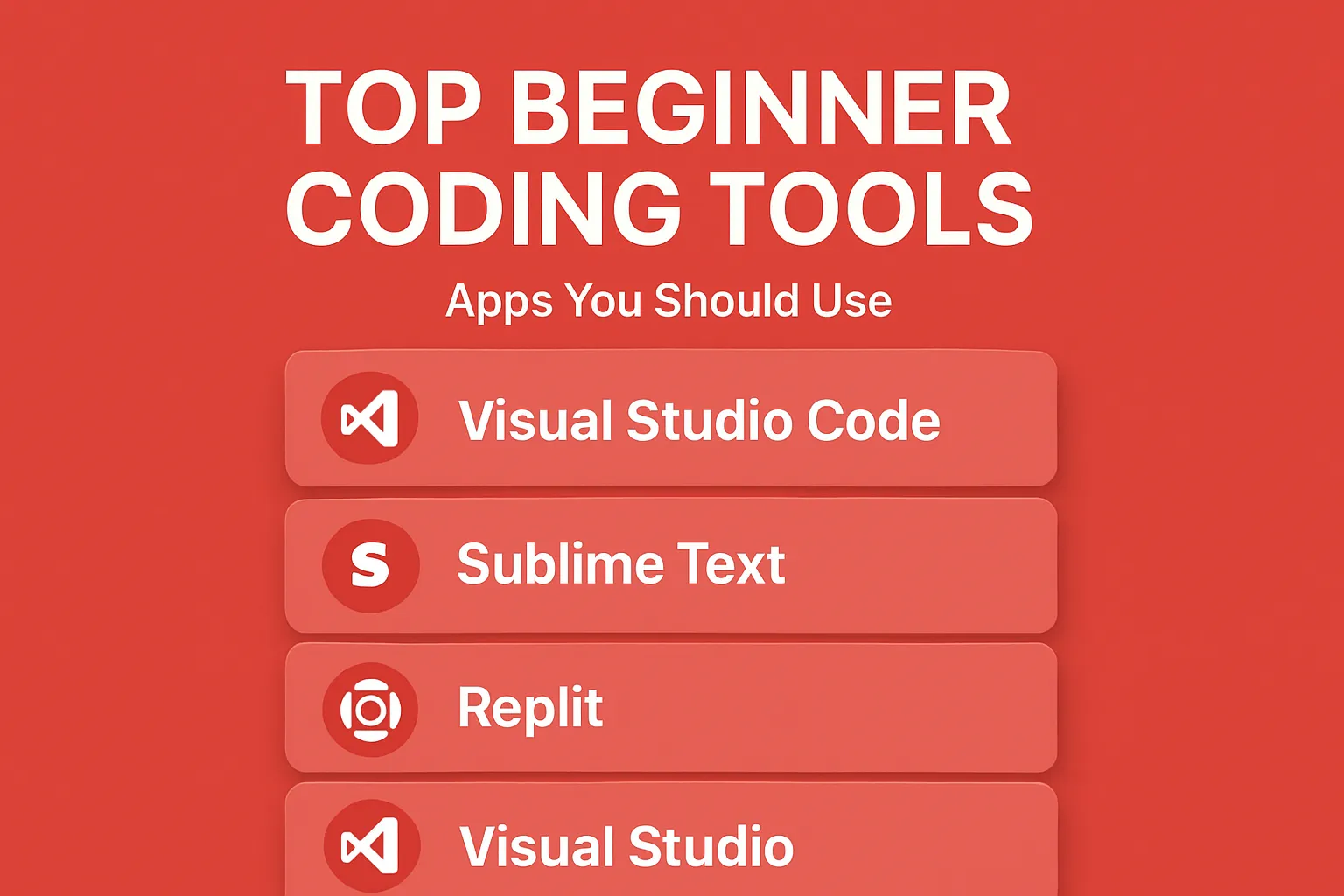 Top Beginner Coding Tools Apps You Should Use tech tools interface
